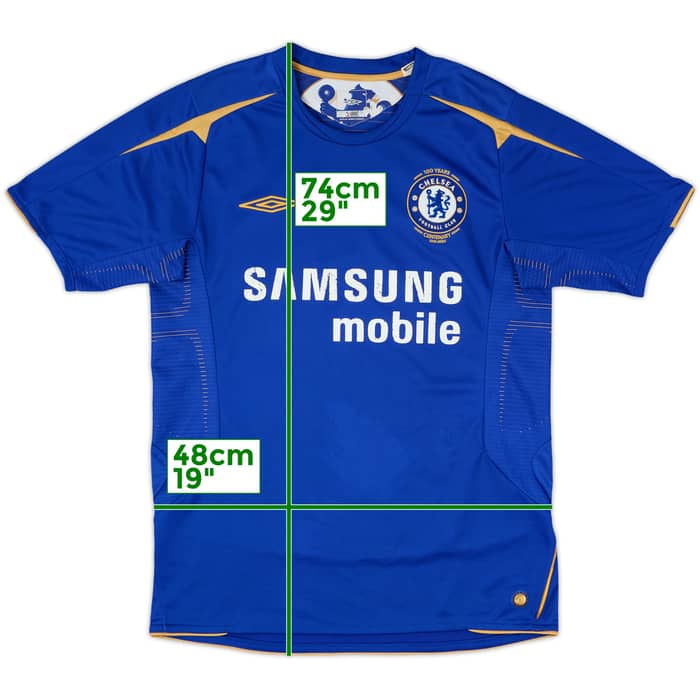 2005-06 Chelsea Centenary Home Shirt - 5/10 - (S)