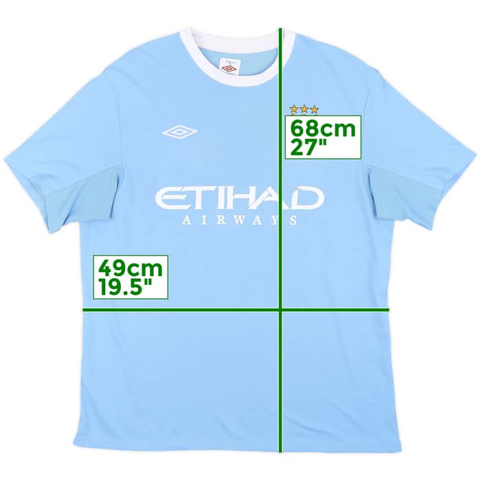 2009-10 Manchester City Home Shirt - 5/10 - (XL)