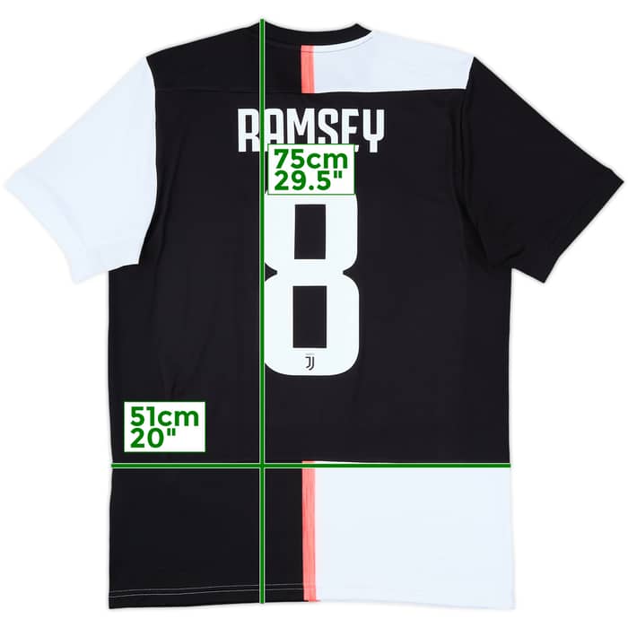 2019-20 Juventus Home Shirt Ramsey #8 - 8/10 - (XL)