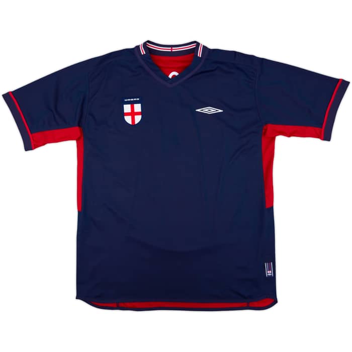 2002-04 England Away Shirt Scholes #8 - 9/10 - (XL)