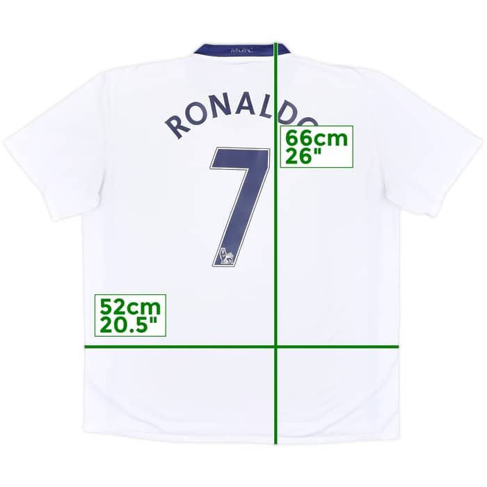 2008-10 Manchester United Away Shirt Ronaldo #7 - 7/10 - (XL)