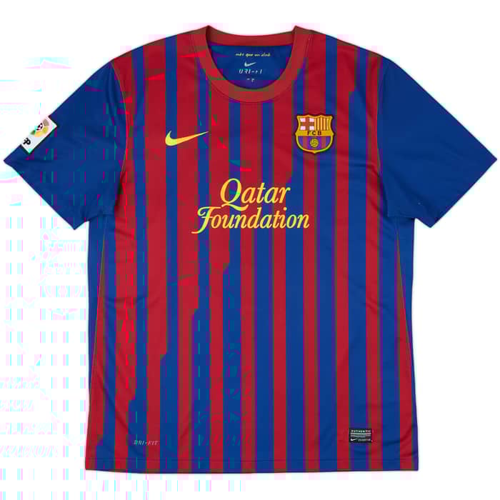 2011-12 Barcelona Home Shirt A.Iniesta #8 - 9/10 - (L)