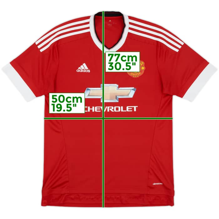 2015-16 Manchester United Home Shirt - 5/10 - (L)
