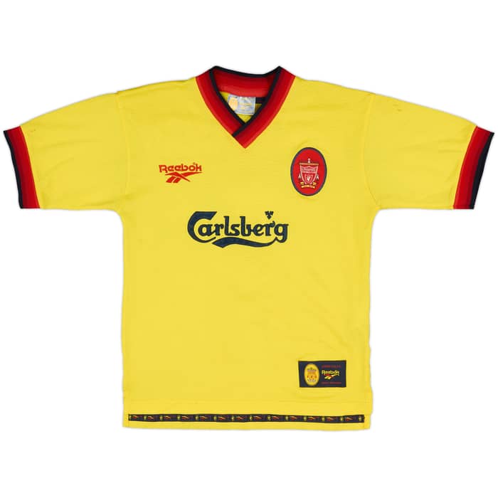 1997-99 Liverpool Away Full Kit McManaman #7 - 6/10 - (XL.Boys)