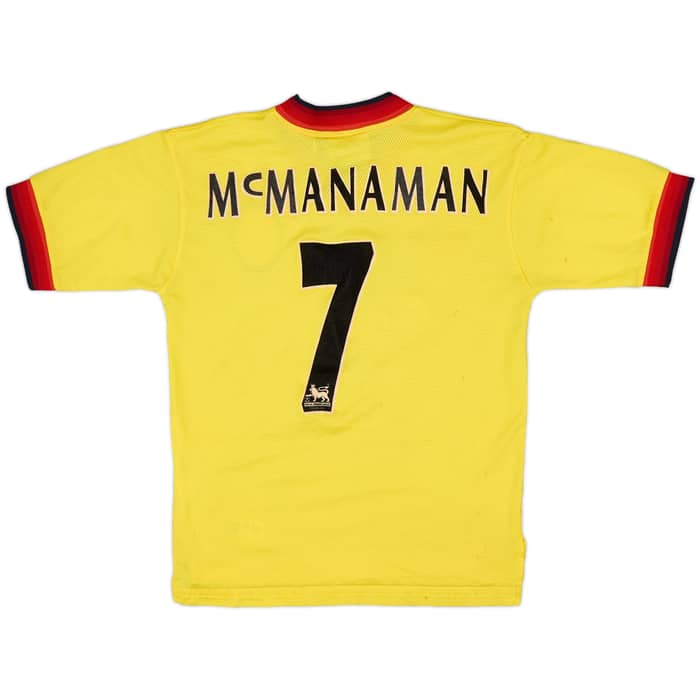 1997-99 Liverpool Away Full Kit McManaman #7 - 6/10 - (XL.Boys)