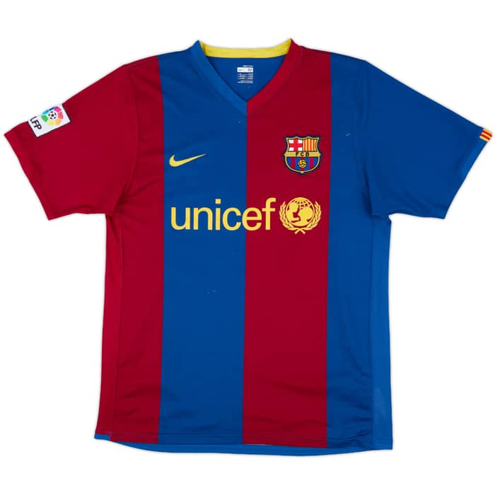2006-07 Barcelona Home Shirt Ronaldinho #10 - 6/10 - (M)