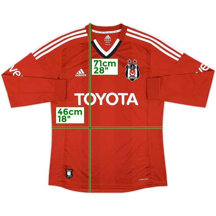 2012-13 Besiktas Third L/S Shirt - 5/10 - (XL)
