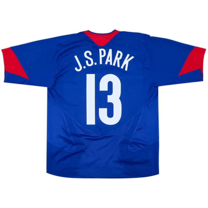 2005-06 Manchester United Away Shirt J.S.Park #13 - 6/10 - (L)