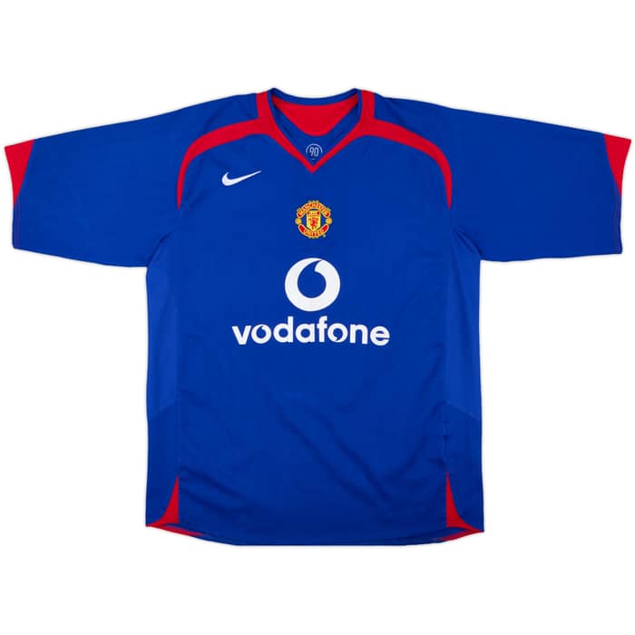 2005-06 Manchester United Away Shirt J.S.Park #13 - 6/10 - (L)