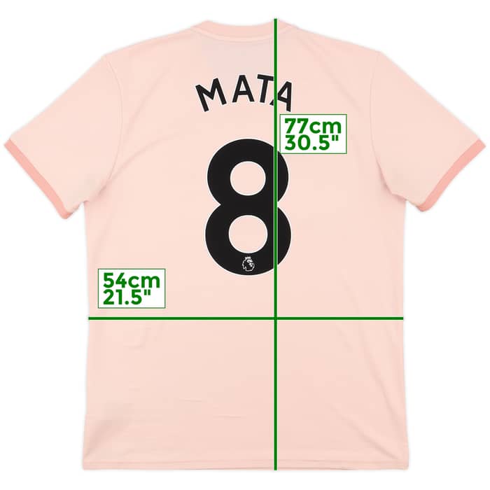 2018-19 Manchester United Away Shirt Mata #8 - 7/10 - (L)