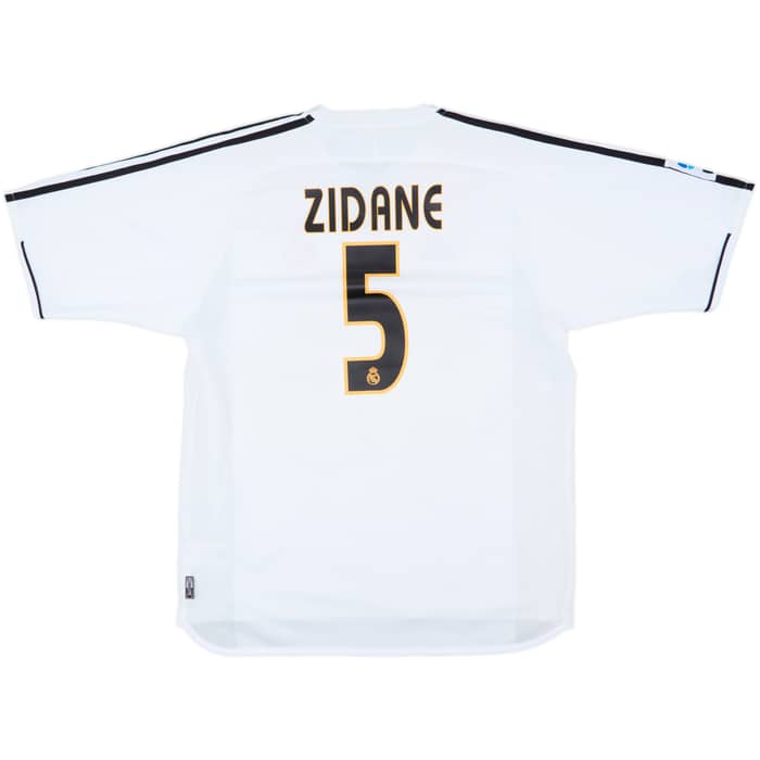 2003-04 Real Madrid Home Shirt Zidane #5 - 7/10 - (L)