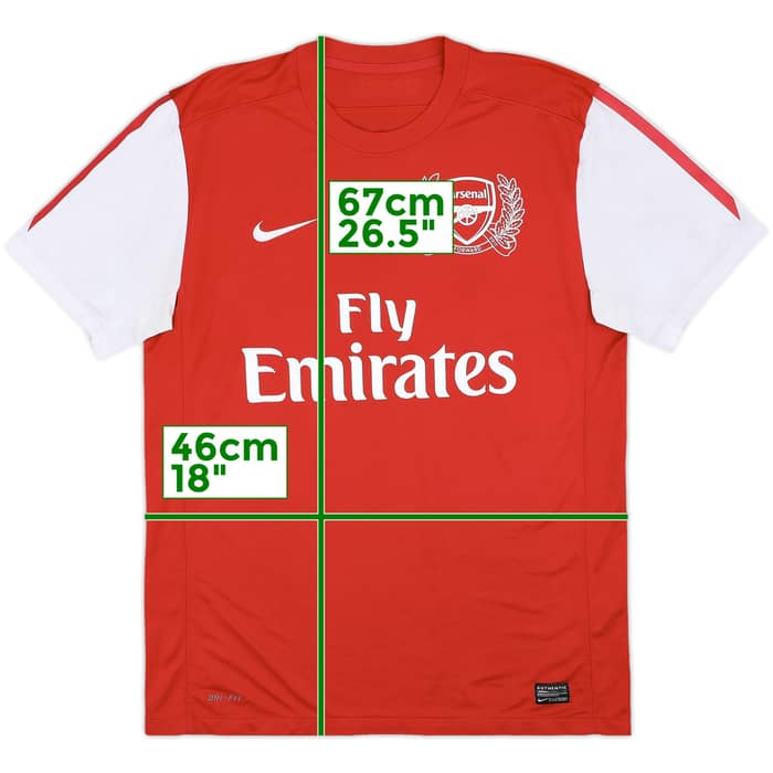 2011-12 Arsenal Home Shirt - 5/10 - (L)