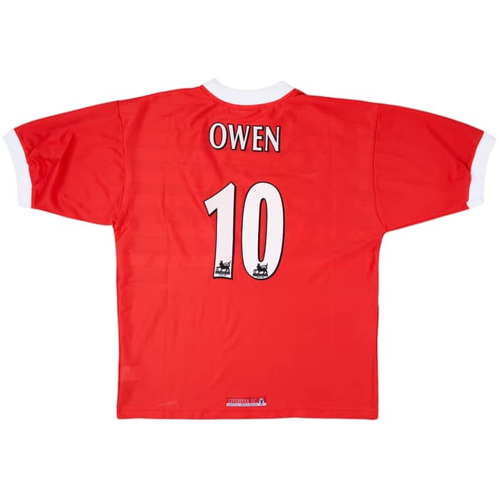 1998-00 Liverpool Home Shirt Owen #10 - 8/10 - (L)