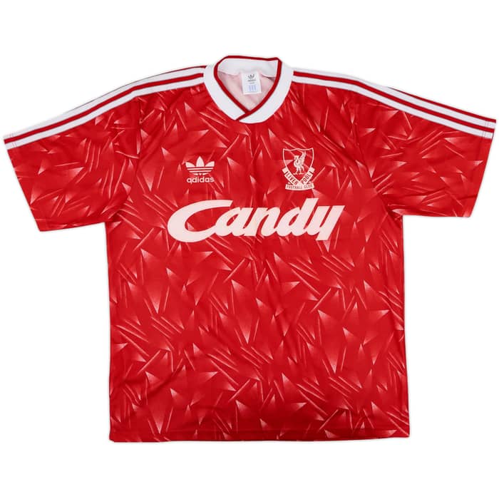 1989-91 Liverpool Home Shirt - 8/10 - (M/L)