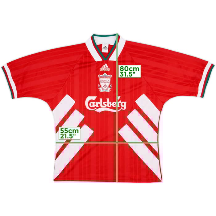 1993-95 Liverpool Home Shirt - 9/10 - (L/XL)