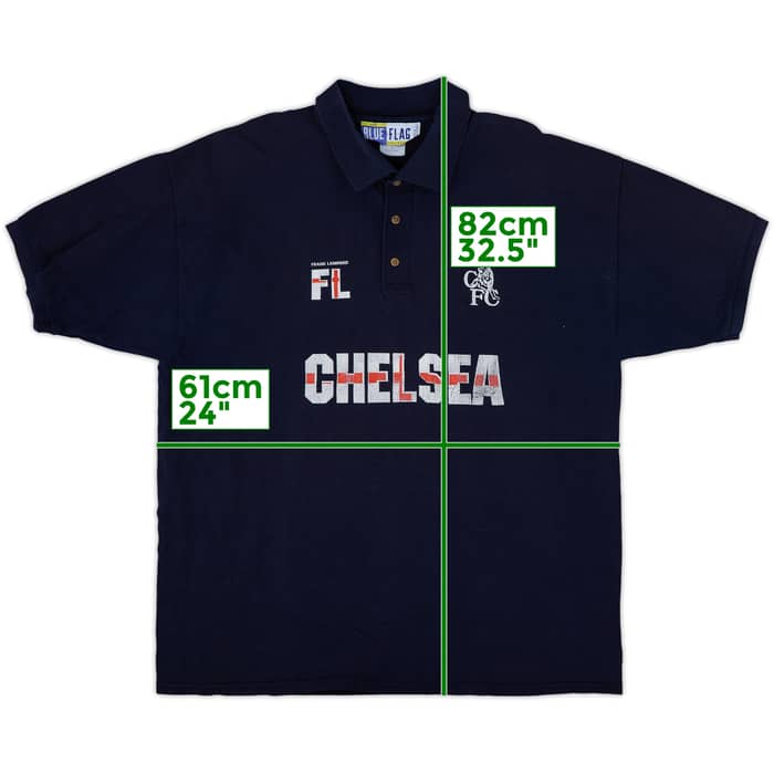 2002-03 Chelsea 'Frank Lampard' Polo Shirt - 8/10 - (XL)