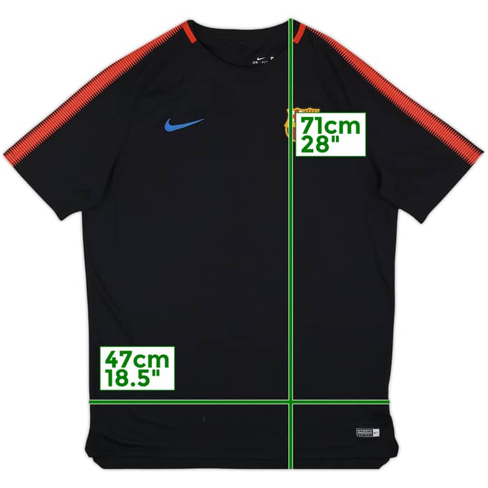 2017-18 Barcelona Nike Training Shirt - 9/10 - (XL)