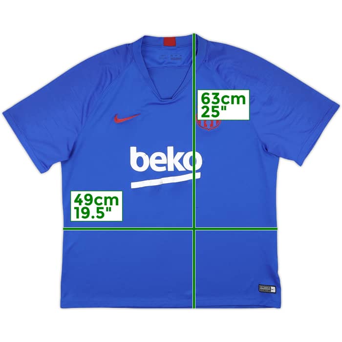 2019-20 Barcelona Nike Training Shirt - 5/10 - (XL)