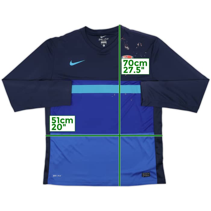 2011-12 Arsenal Nike Training L/S Shirt - 4/10 - (XL)