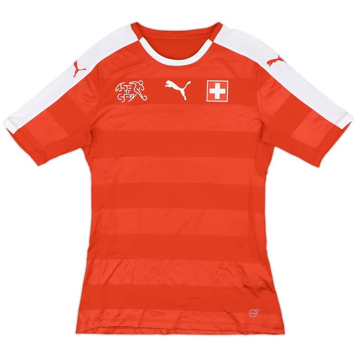 2016-17 Switzerland Player Issue Home Shirt - 8/10 - (L)