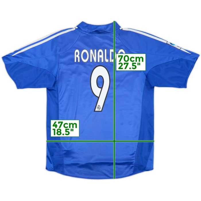 2004-05 Real Madrid Third Shirt Ronaldo #9 - 5/10 - (M)
