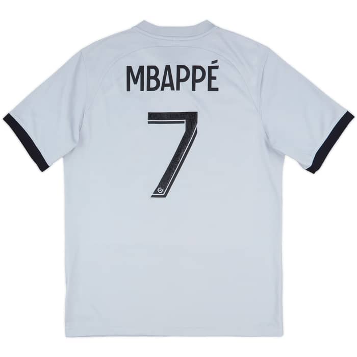 2022-23 Paris Saint-Germain Away Shirt Mbappe #7 - 10/10 - (M)
