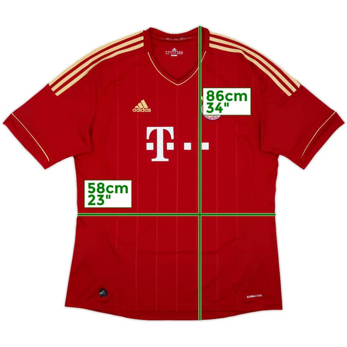 2011-13 Bayern Munich Home Shirt - 5/10 - (XXL)