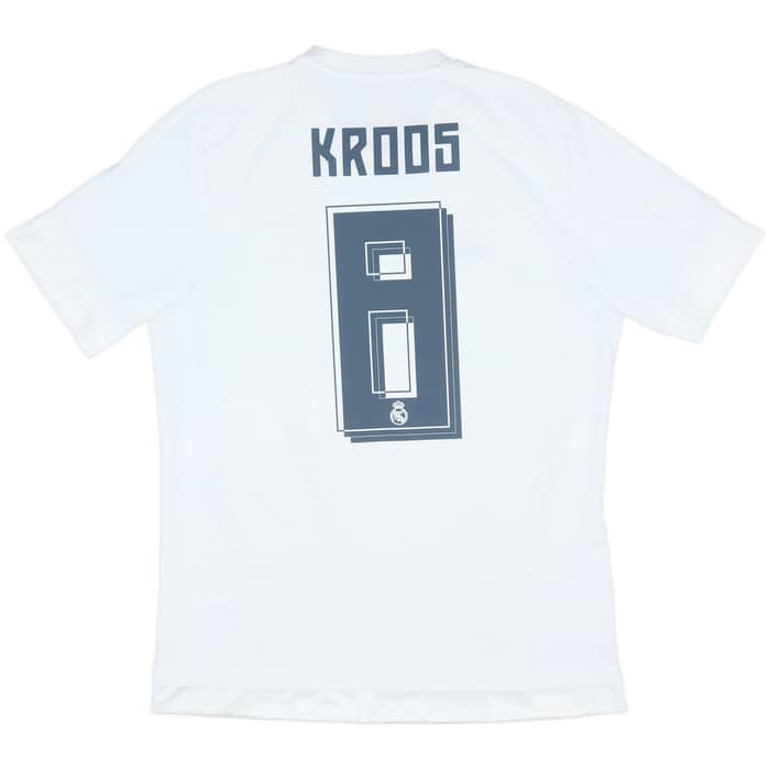 2015-16 Real Madrid Home Shirt Kroos #8 - 6/10 - (M)