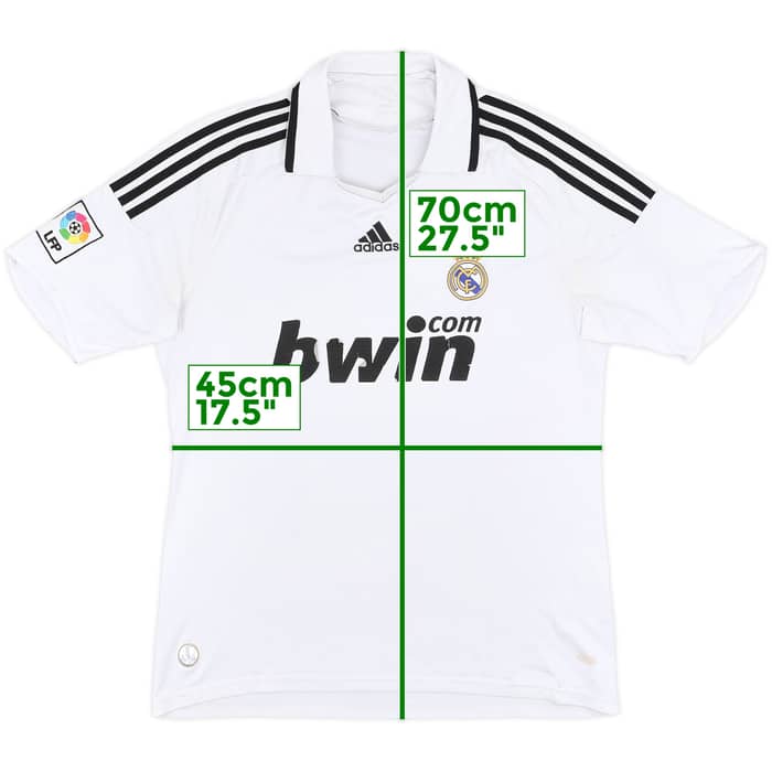 2008-09 Real Madrid Home Shirt - 4/10 - (L)