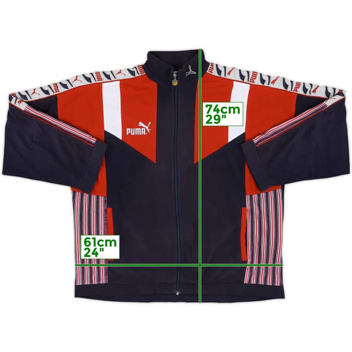 1996-98 Atletico Madrid Puma Track Jacket - 7/10 - (XL)