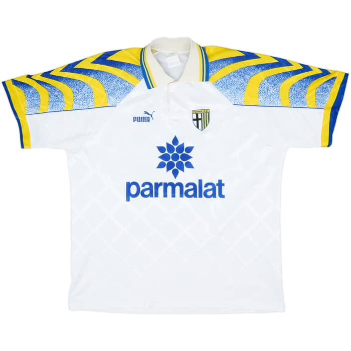 1995-97 Parma Home Shirt Zola #10 - 8/10 - (L)