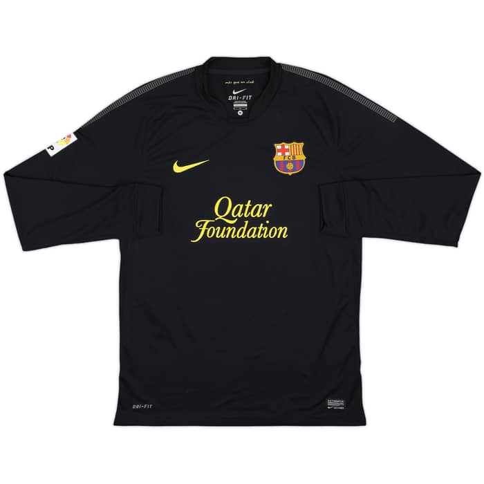 2011-12 Barcelona Away L/S Shirt Messi #10 - 9/10 - (M)