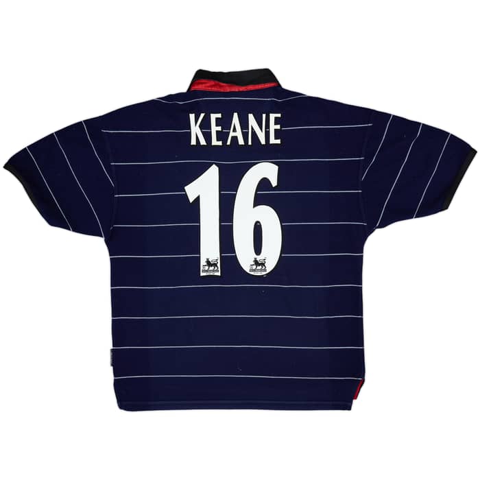 1999-00 Manchester United Away Shirt Keane #16 - 8/10 - (L)