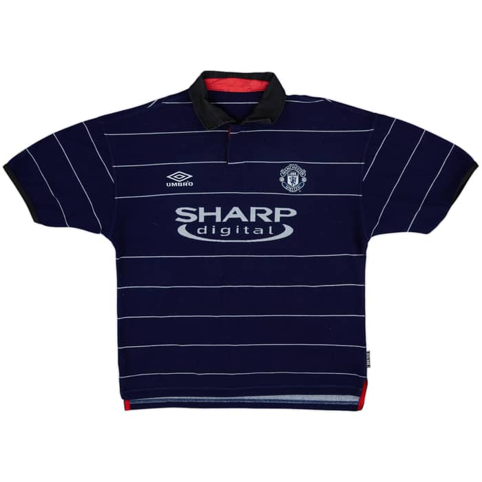 1999-00 Manchester United Away Shirt Keane #16 - 8/10 - (L)