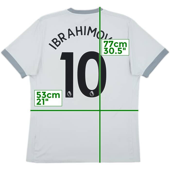 2017-18 Manchester United Third Shirt Ibrahimovic #10 - 7/10 - (L)