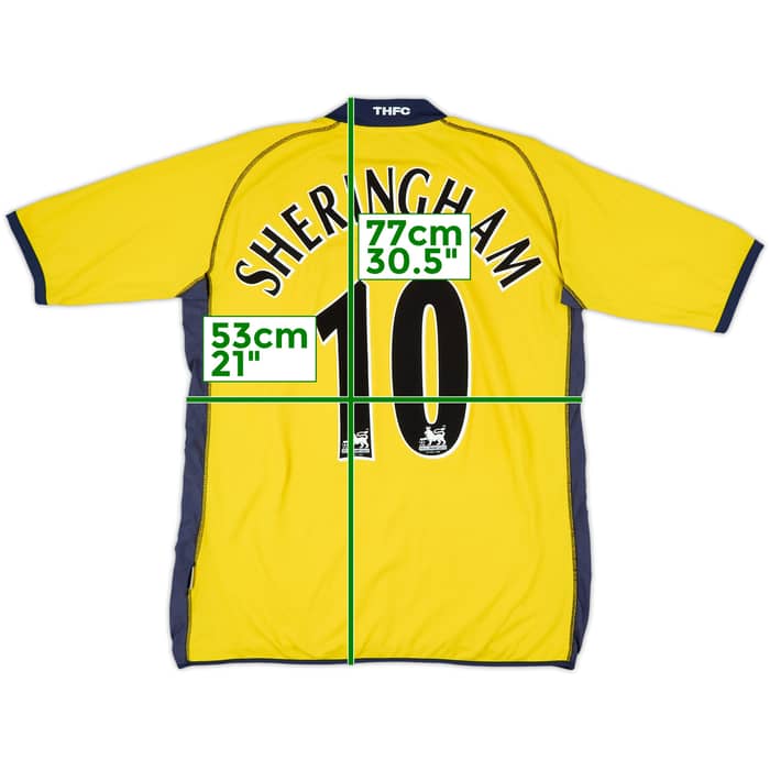 2002-03 Tottenham Third Shirt Sheringham #10 - 7/10 - (XL)