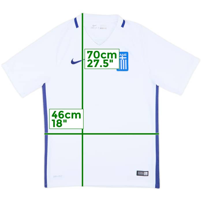 2016-18 Greece Home Shirt - 7/10 - (S)