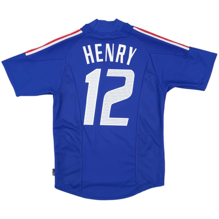 2002-04 France Home Shirt Henry #12 - 10/10 - (S)