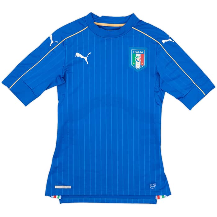 2016-17 Italy Authentic Home Shirt - 8/10 - (M)