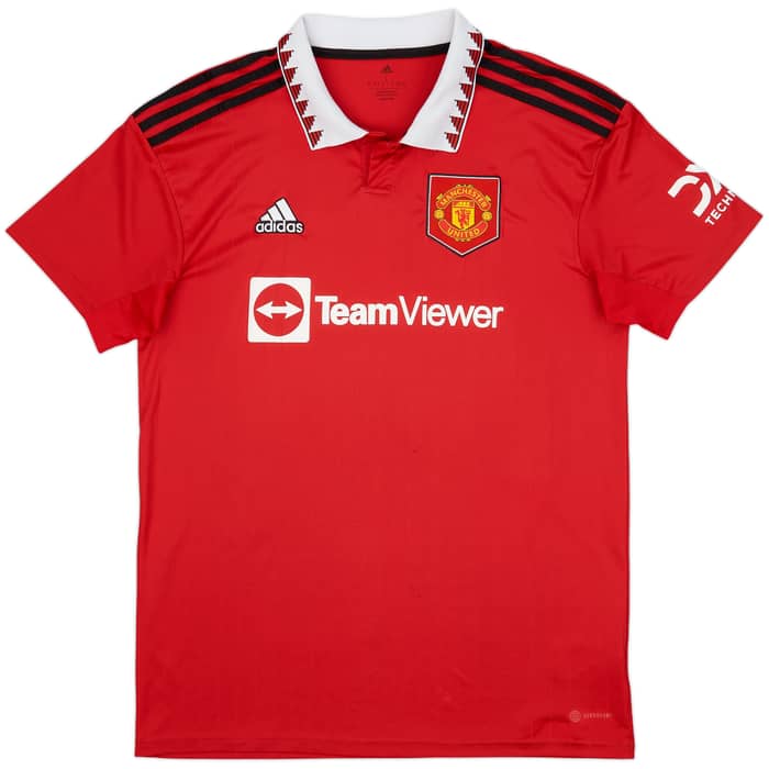 2022-23 Manchester United Home Shirt Ronaldo #7 - 6/10 - (L)