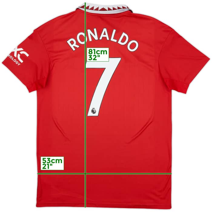 2022-23 Manchester United Home Shirt Ronaldo #7 - 6/10 - (L)