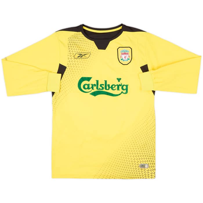 2004-06 Liverpool Away L/S Shirt Gerrard #8 - 8/10 - (XS)