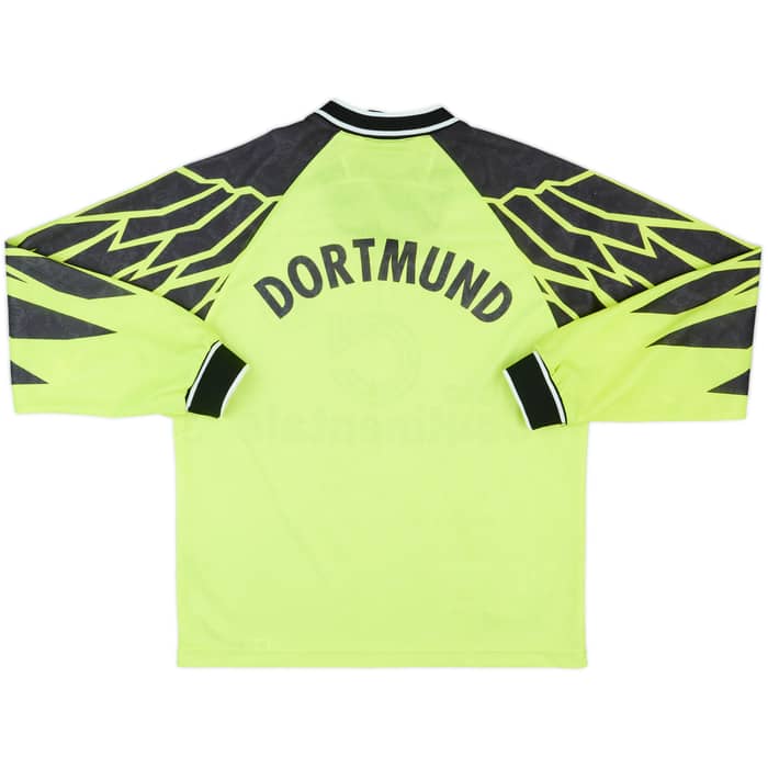 1994-95 Borussia Dortmund Home L/S Shirt - 7/10 - (L.Boys)