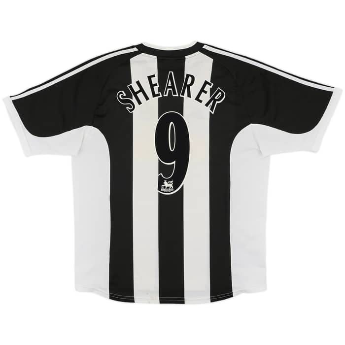 2001-03 Newcastle Home Shirt Shearer #9 - 8/10 - (XL)
