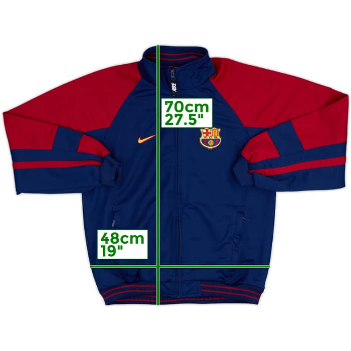 1998-99 Barcelona Nike Track Jacket - 8/10 - (XL.Boys)