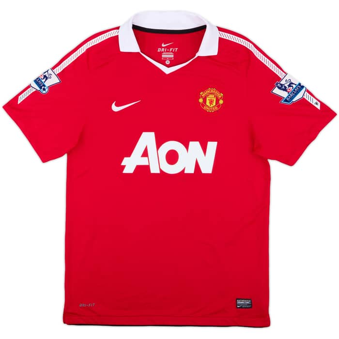 2010-11 Manchester United Home Shirt Rooney #10 - 9/10 - (M)