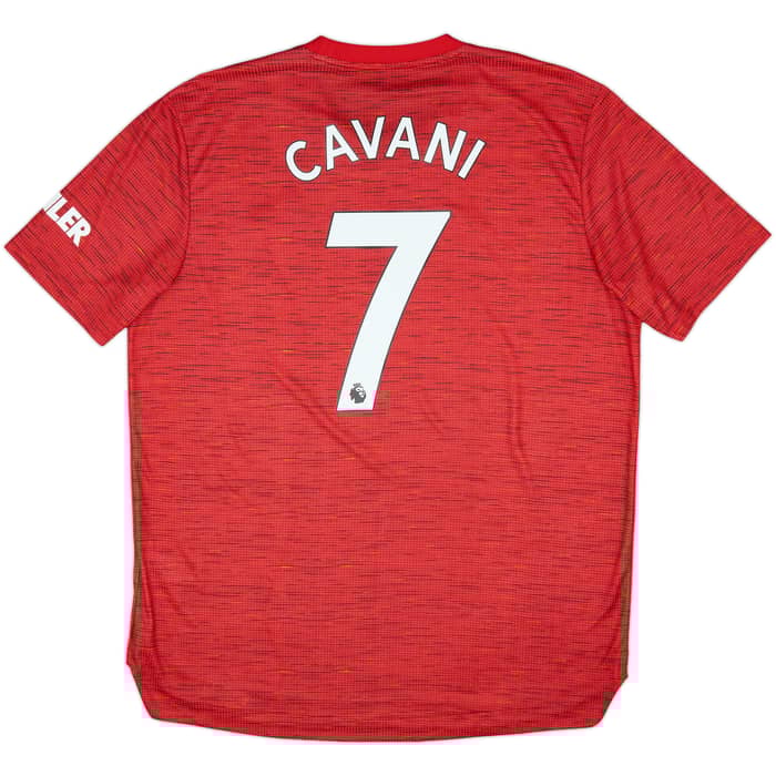 2020-21 Manchester United Authentic Home Shirt Cavani #7 - 9/10 - (XL)