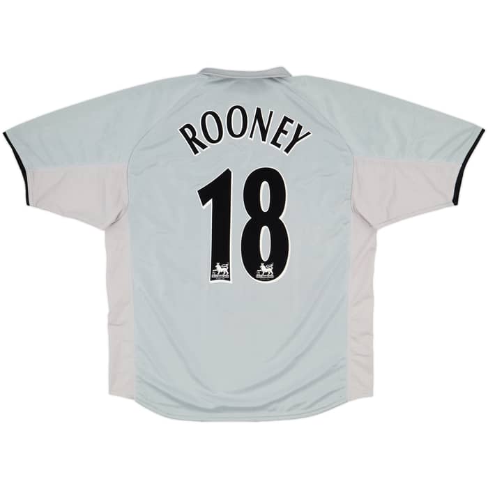 2001-02 Everton Away Shirt Rooney #18 - 8/10 - (L)