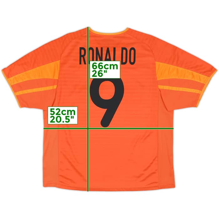 2001-02 Inter Milan Third Shirt Ronaldo #9 - 9/10 - (L)