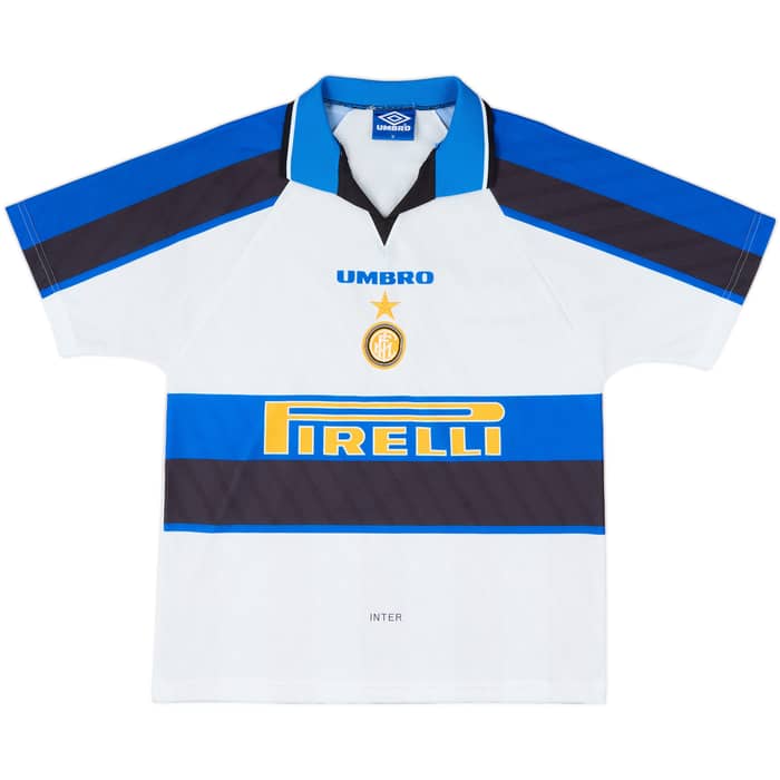 1996-97 Inter Milan Away Shirt Zanetti #4 - 7/10 - (M)